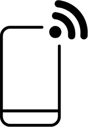 Phone with Cell symbol